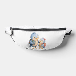 Bolsa de cinturón de hermanos de pájaro azul