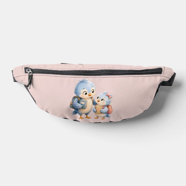 Bolsa de cinturón de hermanos pajaritos azules lin (Distribución)