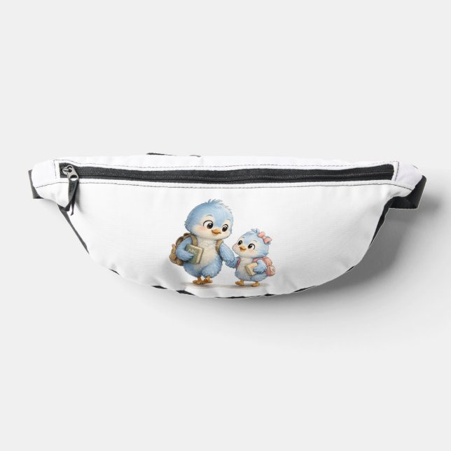 Bolsa de cinturón de hermanos pájaro azul lindo (Distribución)