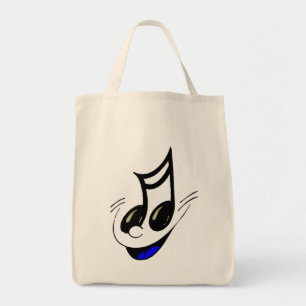 Bolsa de claves de música feliz