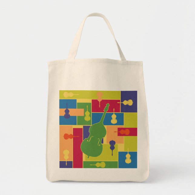 Bolsa de Colorblocks para Contrabajo (Frente)