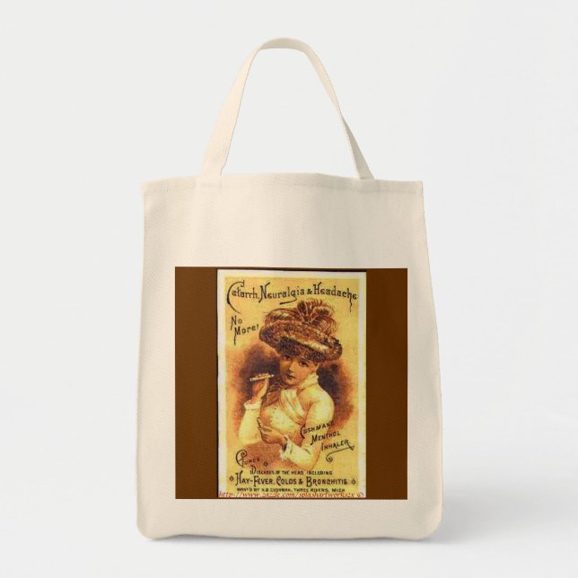 Bolsa de comestibles - Anuncio antiguo de Mercanti (Frente)