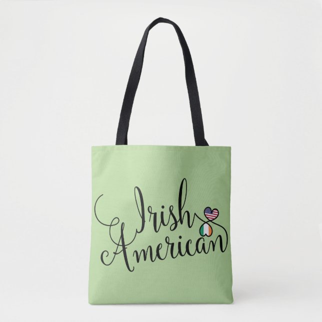 Bolsa de comestibles de corazón entrelazado irland (Anverso)