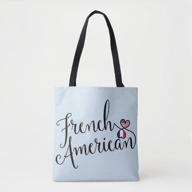 Bolsa de comestibles de corazones entrelazados de  (Anverso)
