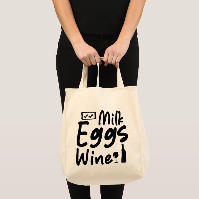 Bolsa De Comestibles De Huevos De Leche Divertida  (Anverso (producto))