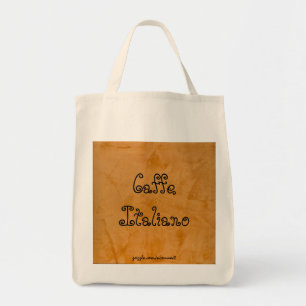 Bolsa de comestibles de naranja toscana Caffe Ital