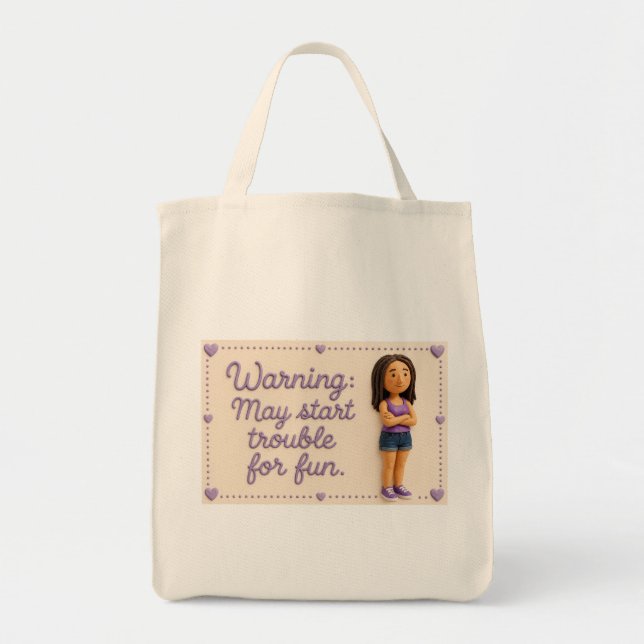 Bolsa de comestibles Mary maleducada (Frente)