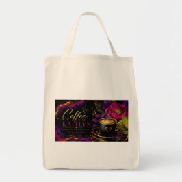 Bolsa de compra de café con Kaitlyn