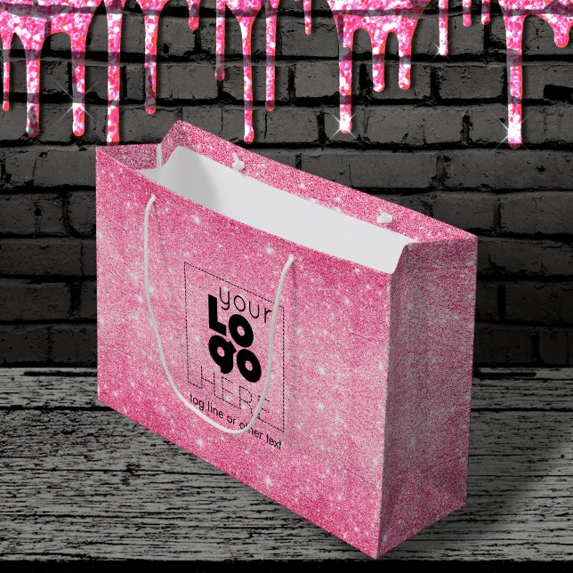 Bolsa de compra de papel con logotipo de Purpurina (Subido por el creador)