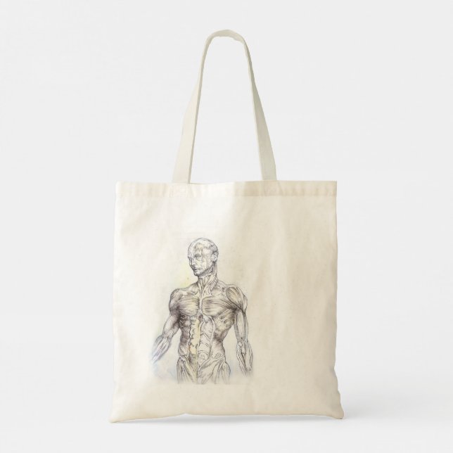 Bolsa de compra de Tote de Ilustracion anatómico a (Reverso)