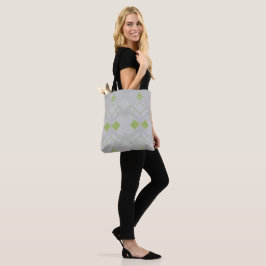 bolsa de compra de tote verde