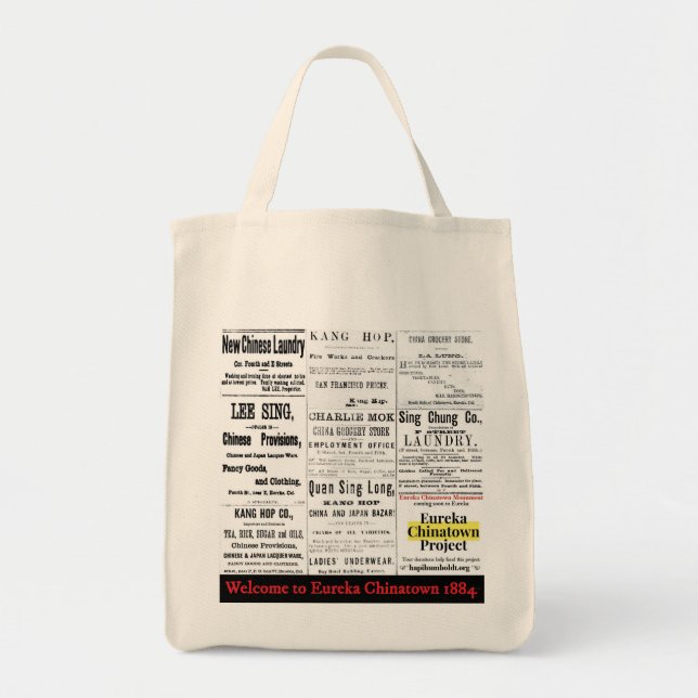 Bolsa de compra Eureka Chinatown 1884 (Frente)