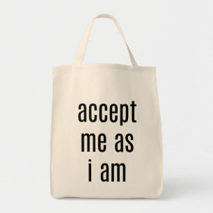 Bolsa de compras Accept Me As I Am