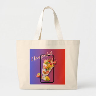 Bolsa de compras adorable para amantes de la comid