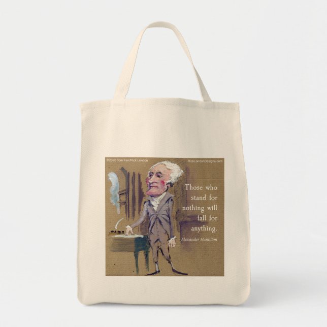 Bolsa de compras Alexander Hamilton (Ecológica) (Frente)