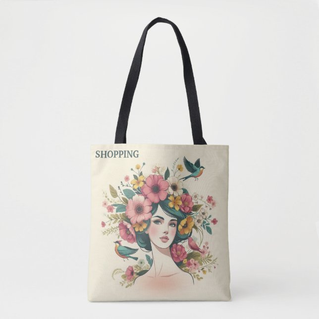 Bolsa De Compras Arte Imprimir Var04 (Anverso)