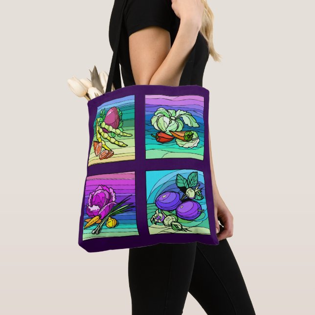 Bolsa de compras colorida (Detalle)