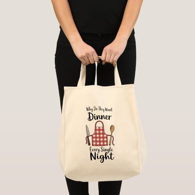 Bolsa de compras con cita divertida  (Anverso (producto))