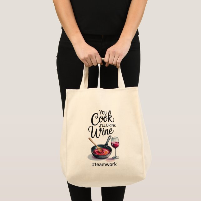 Bolsa de compras con cita divertida  (Anverso (producto))