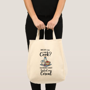Bolsa de compras con cita divertida