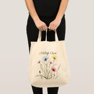 Bolsa de compras con estilo de dibujo a lápiz de f