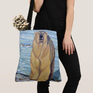 Bolsa de compras de arte de vida salvaje de arte d