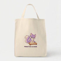 Bolsa de Compras de Baking Lila Hecha a Mano