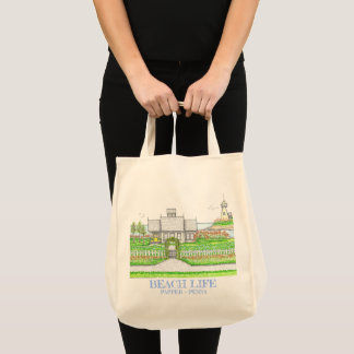 Bolsa de compras de cabaña de playa