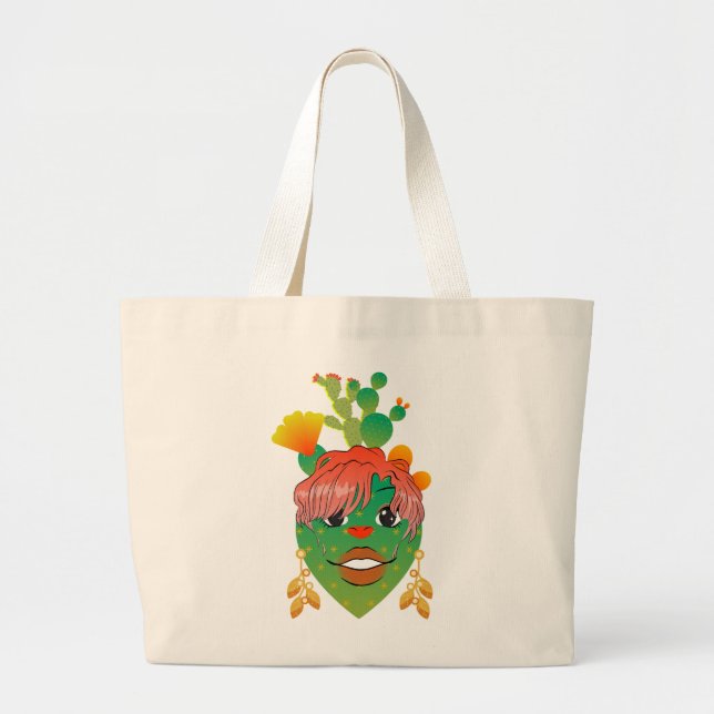 Bolsa de compras de cactus (Frente)