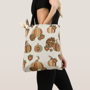 Bolsa de compras de calabaza caprichosa