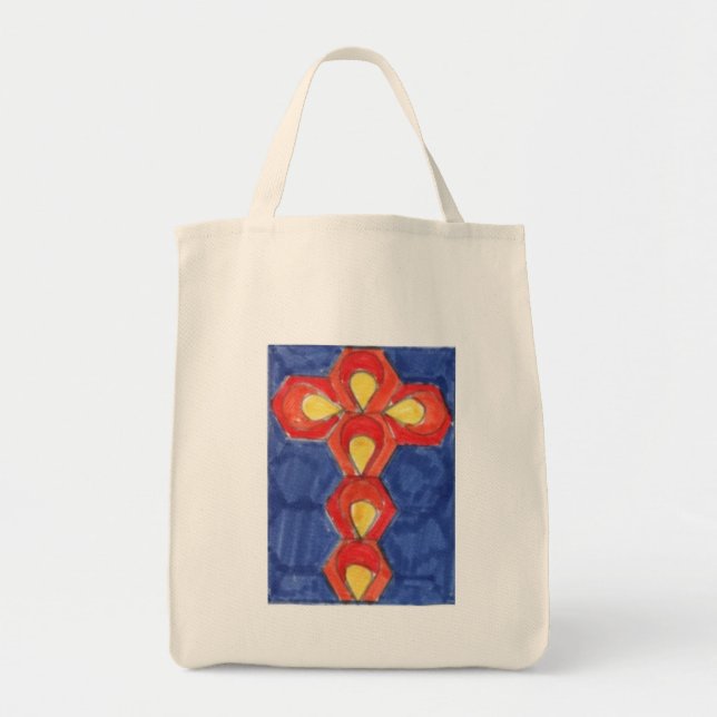 Bolsa de compras de fondo cruzado (Frente)