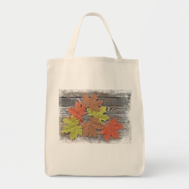 Bolsa de compras de hojas dispersas (Frente)
