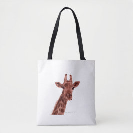 Bolsa de compras de jirafa