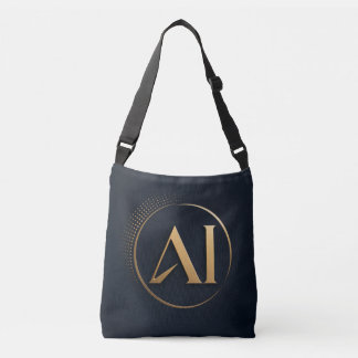 Bolsa de compras de Logo de Oro de Lujo de IA – Ar