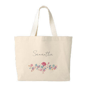 Bolsa de compras de rosa de rompecabezas de autism