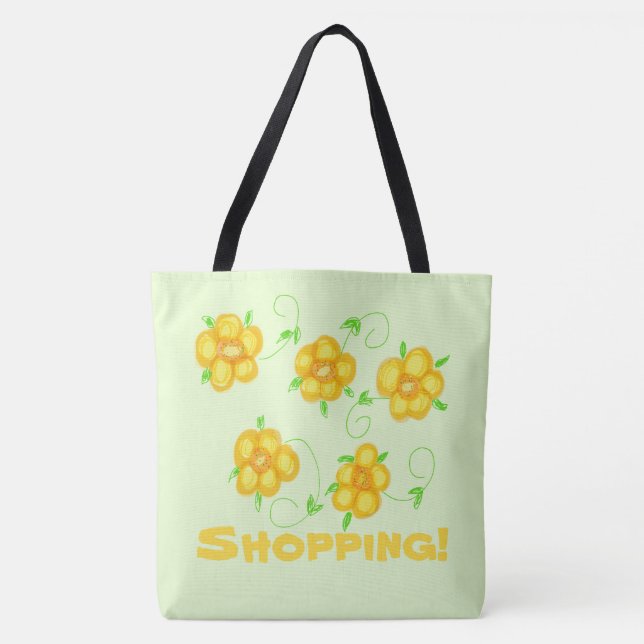 Bolsa de compras de tejidos (Anverso)