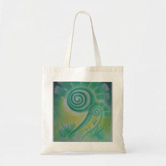 Bolsa de compras de tela con arte pastel de energí