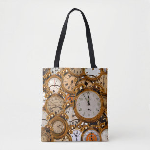 Bolsa de compras de tote Relojes de oro Relojes de