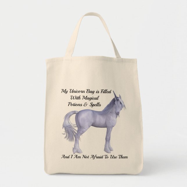 Bolsa de compras de Unicorn (Frente)