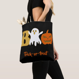 Bolsa de compras divertida de Boo para Halloween