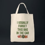 Bolsa de compras divertida reutilizable<br><div class="desc">Olvide sus bolsas de productos renovables más de lo que recuerda? Este tote gracioso puede ayudar a joder tu memoria.</div>