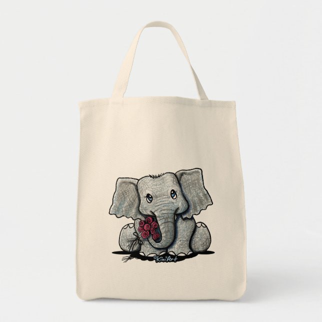 Bolsa de compras KiniArt Elephant (Frente)