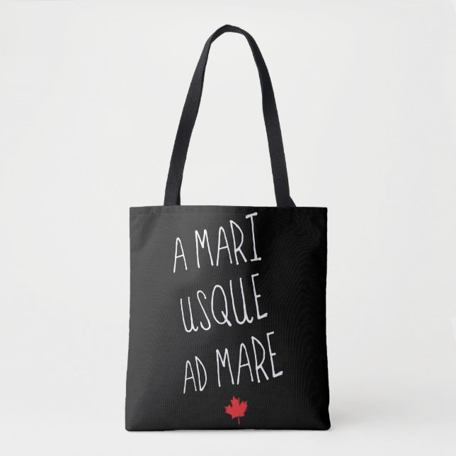 Bolsa de compras Mari Usque Ad Mare, canadiense (Anverso)