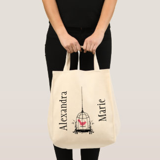 Bolsa de compras orgánica para jaulas de pájaros s