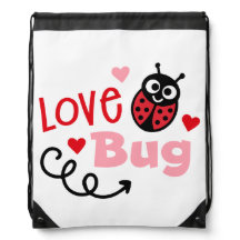 Bolsa de compras reutilizable Love Bug Ladybug