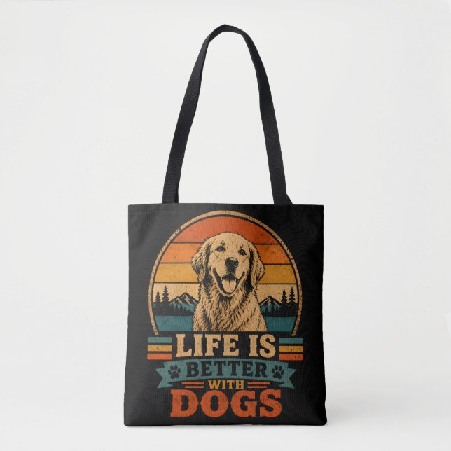 Bolsa de compras reutilizable Retriever (Anverso)