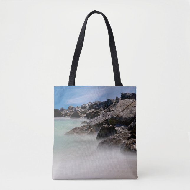 Bolsa de Compras Shell Island Rocks And Waves (Anverso)