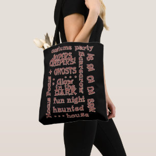 Bolsa de compras Tote Bag Trick Trek Halloween Bla
