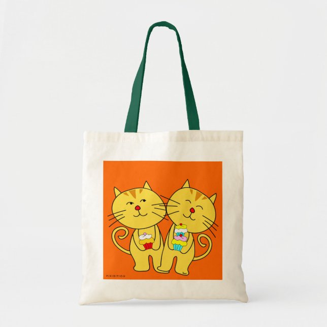 Bolsa de copos para el amor del gato (Frente)