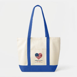 Bolsa de Corazón de la Bandera del 250 Aniversario